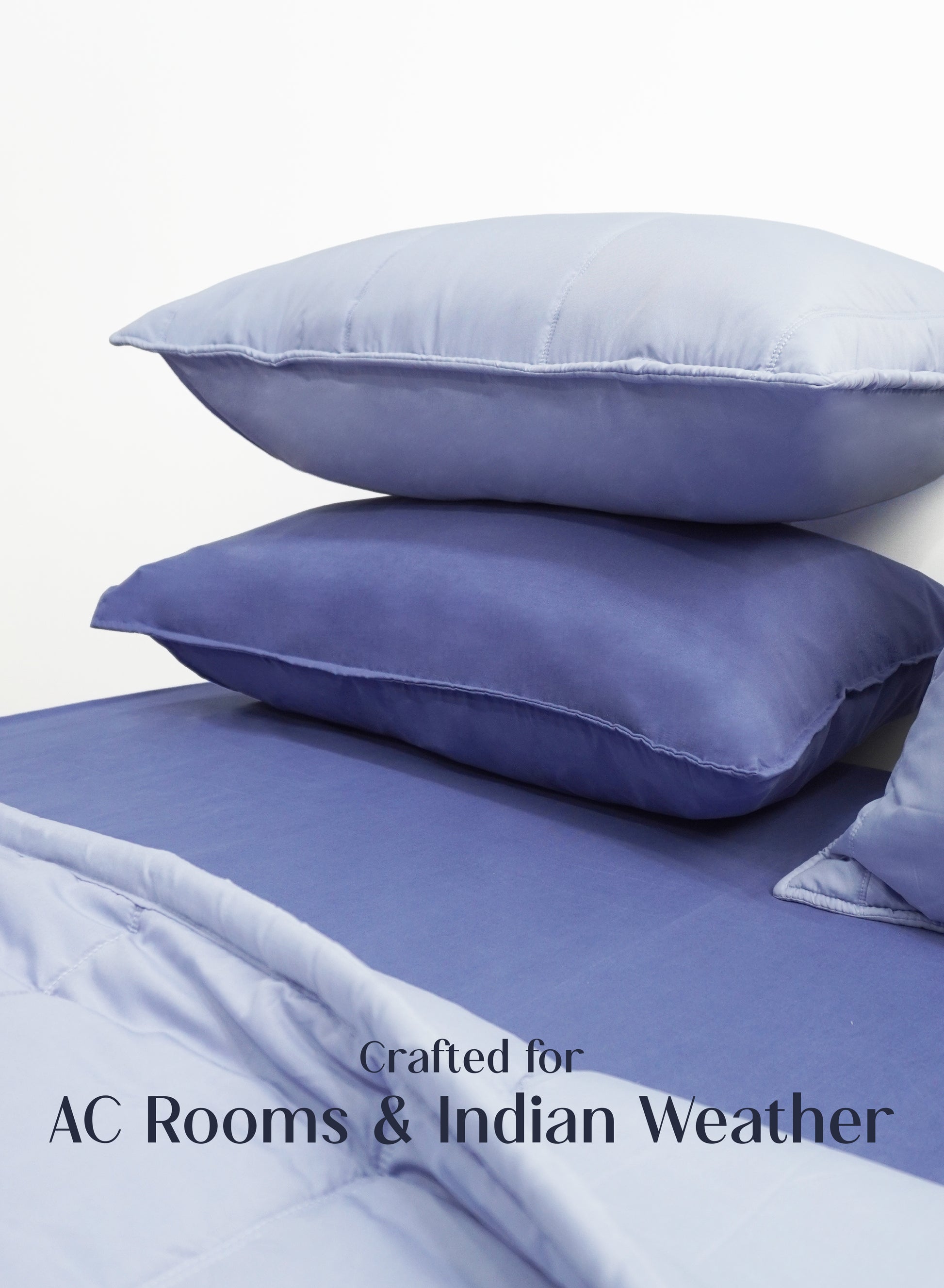 Home Crayons Cocoon 8-Piece AC Bedding Set | Coordinated Comforter, Fitted Sheet & Covers in One Set | Lavender Haze