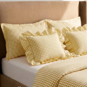 Crayonic™ 5-Piece AC Comforter Set | Signature Designer Comforter Set | Sunlit Gingham