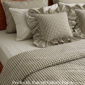 Crayonic™ 8-Piece AC Bedding Set | Signature Designer Bedding for AC Rooms | Olivewood