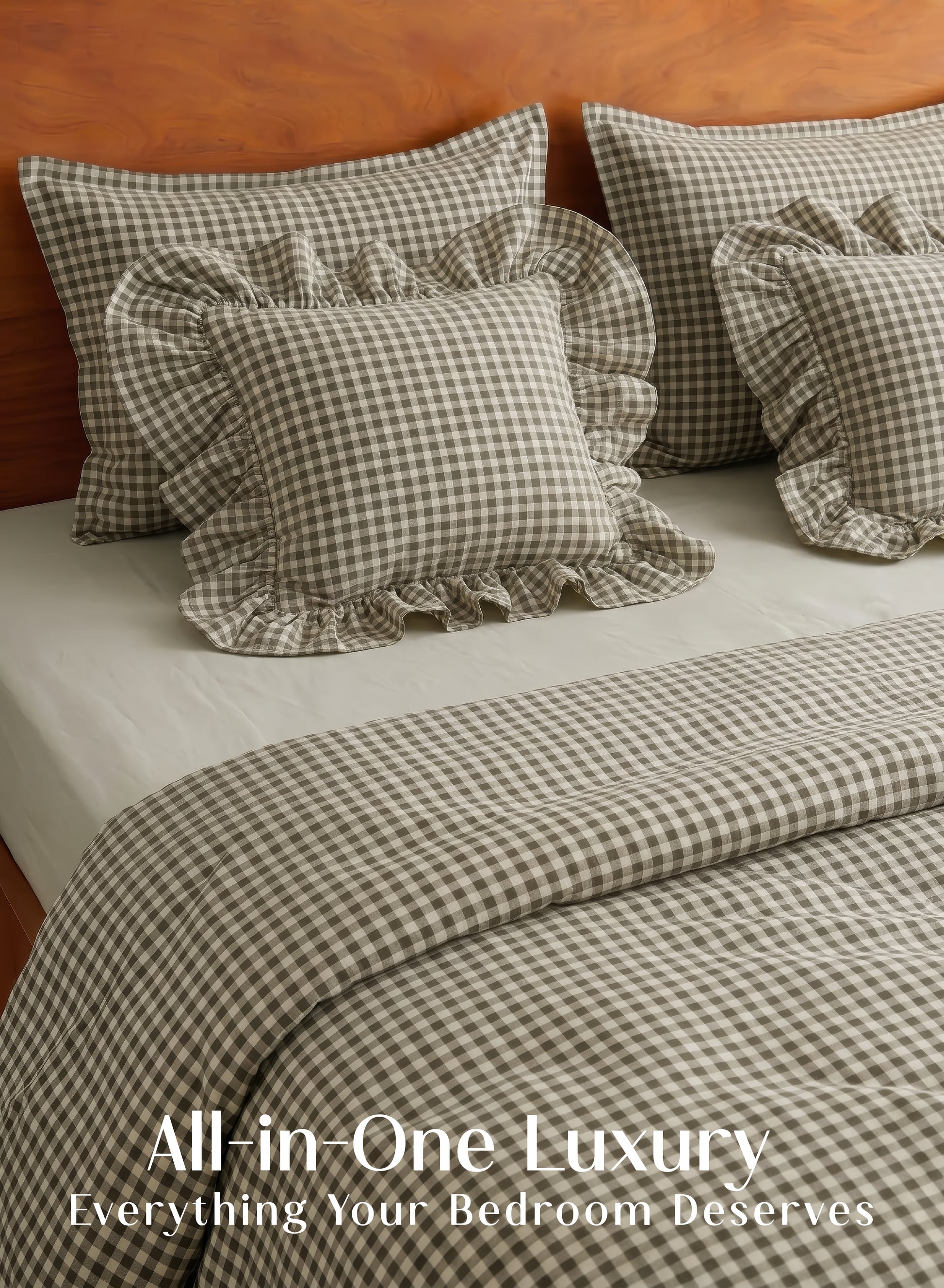 Crayonic™ 5-Piece AC Comforter Set | Signature Designer Comforter Set | Olivewood