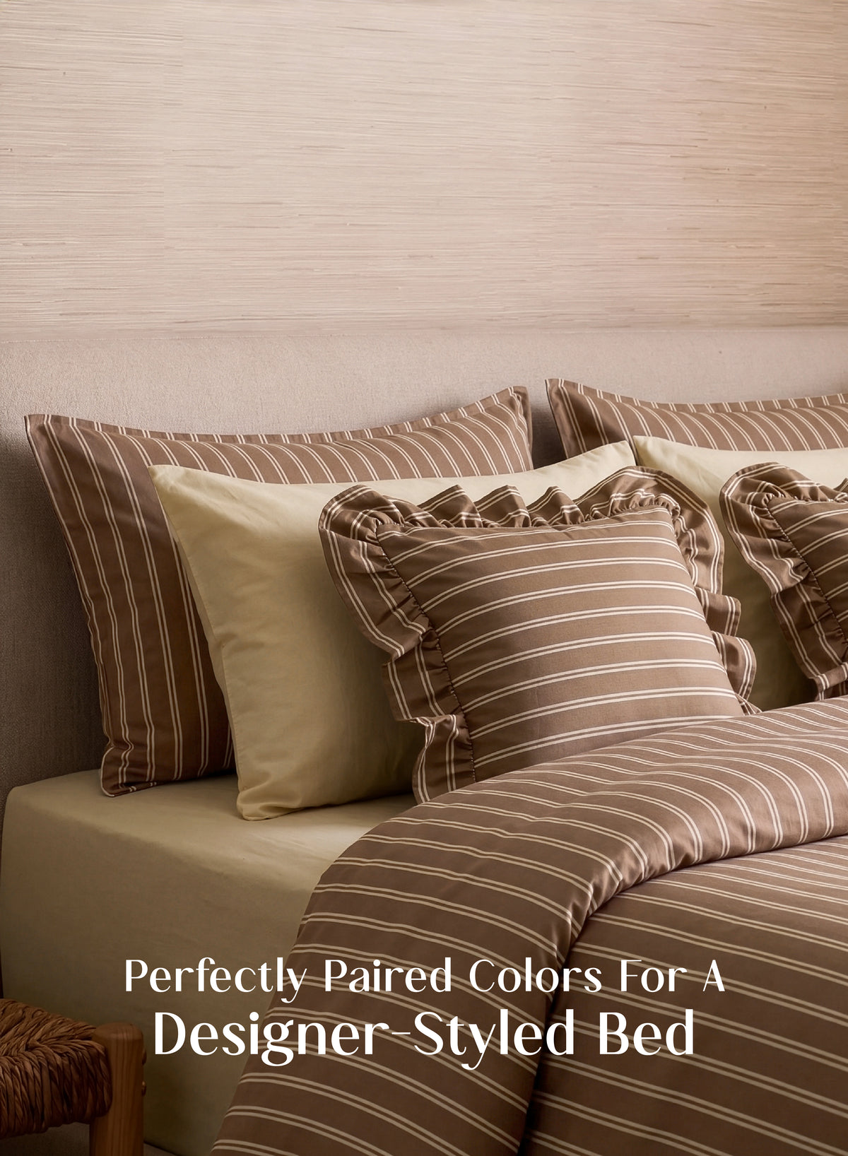 Crayonic™ 8-Piece Bedding Set | Café Mocha