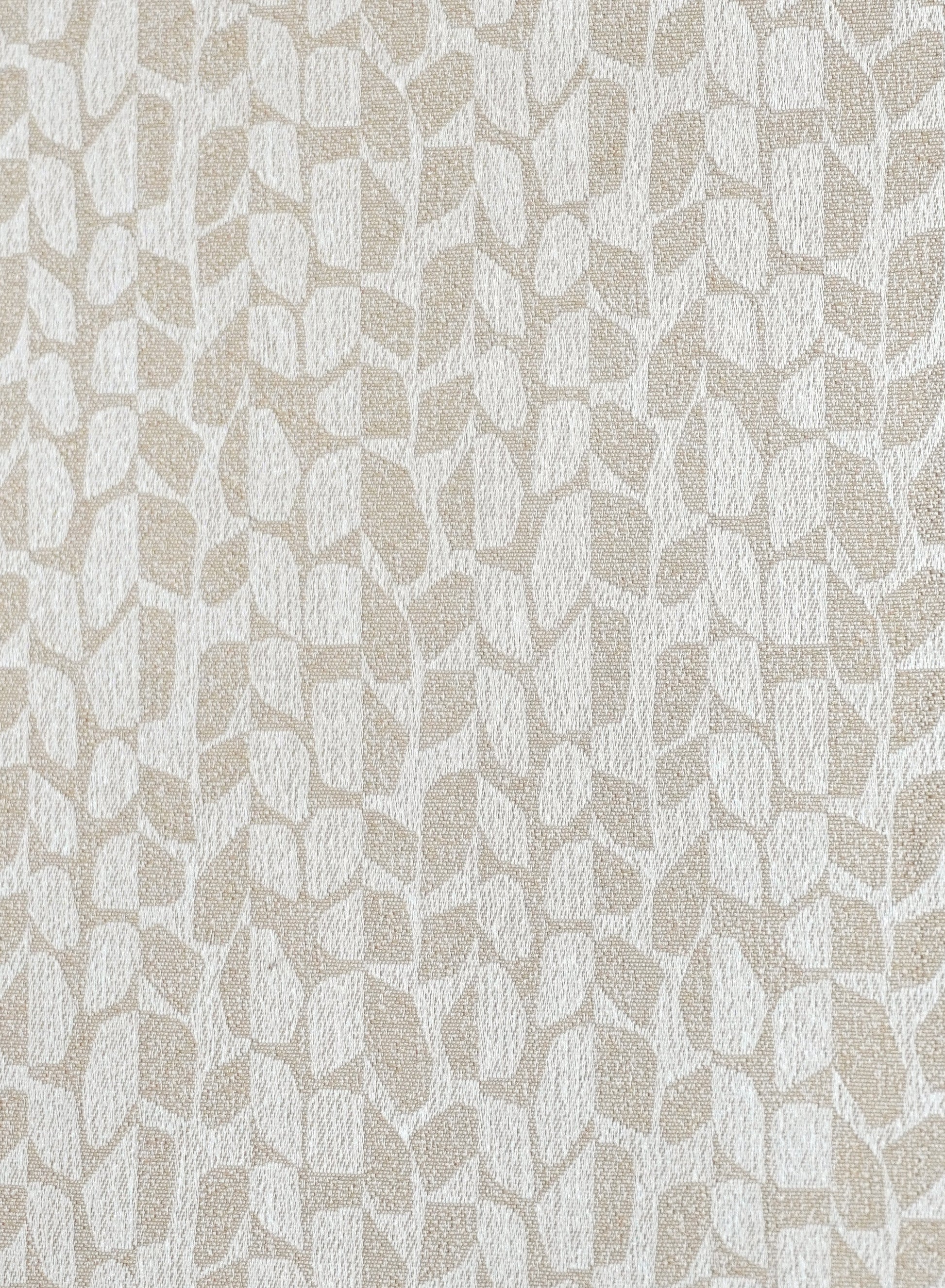 Eudora Jacquard Room Darkening Curtains | Pebble Jacquard Weave | Oatleaf | Set of 2 | Fully Customizable