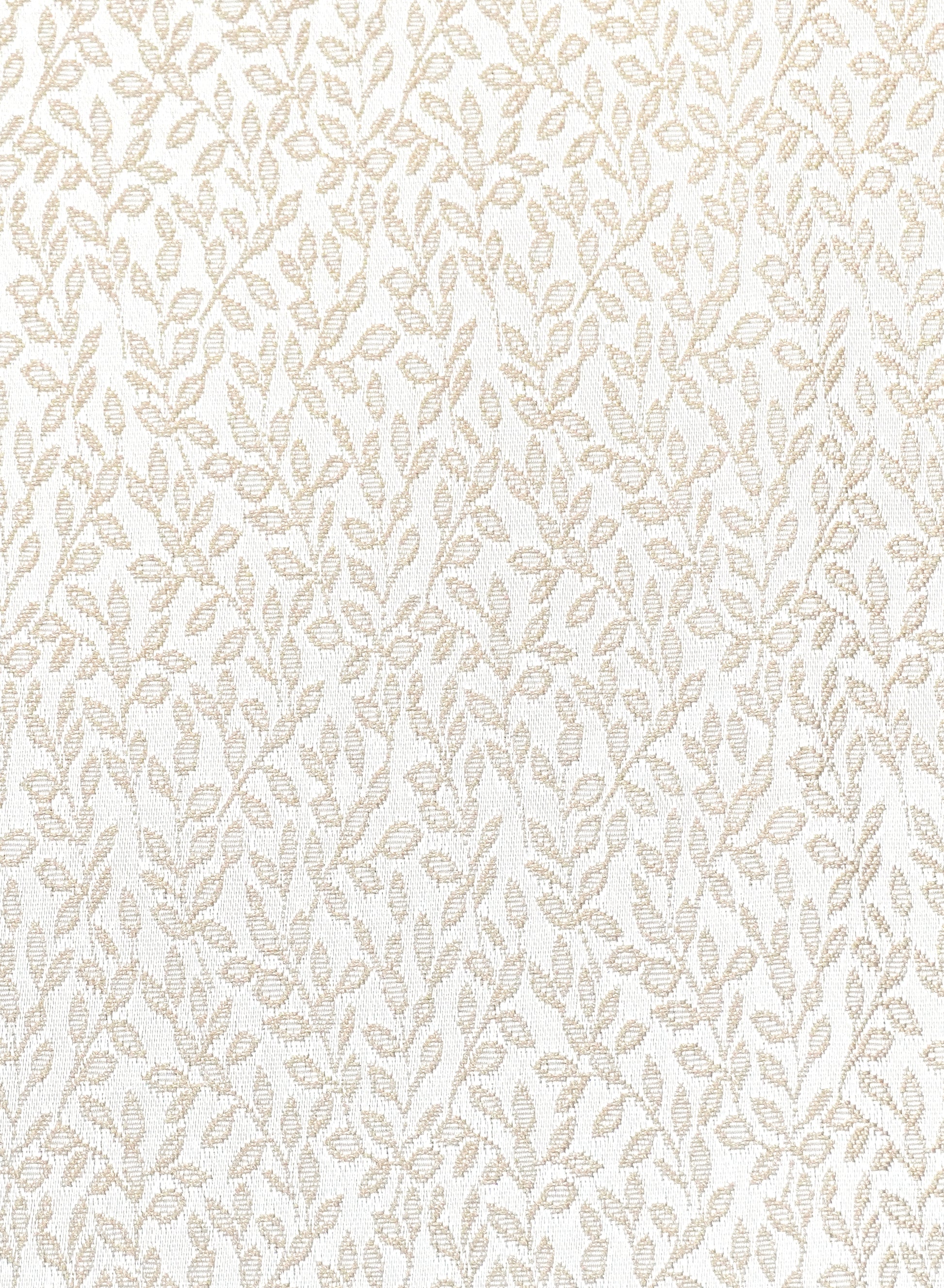 Eudora Jacquard Room Darkening Curtains | European Jacquard Weave | Oatleaf | Set of 2 | Fully Customizable