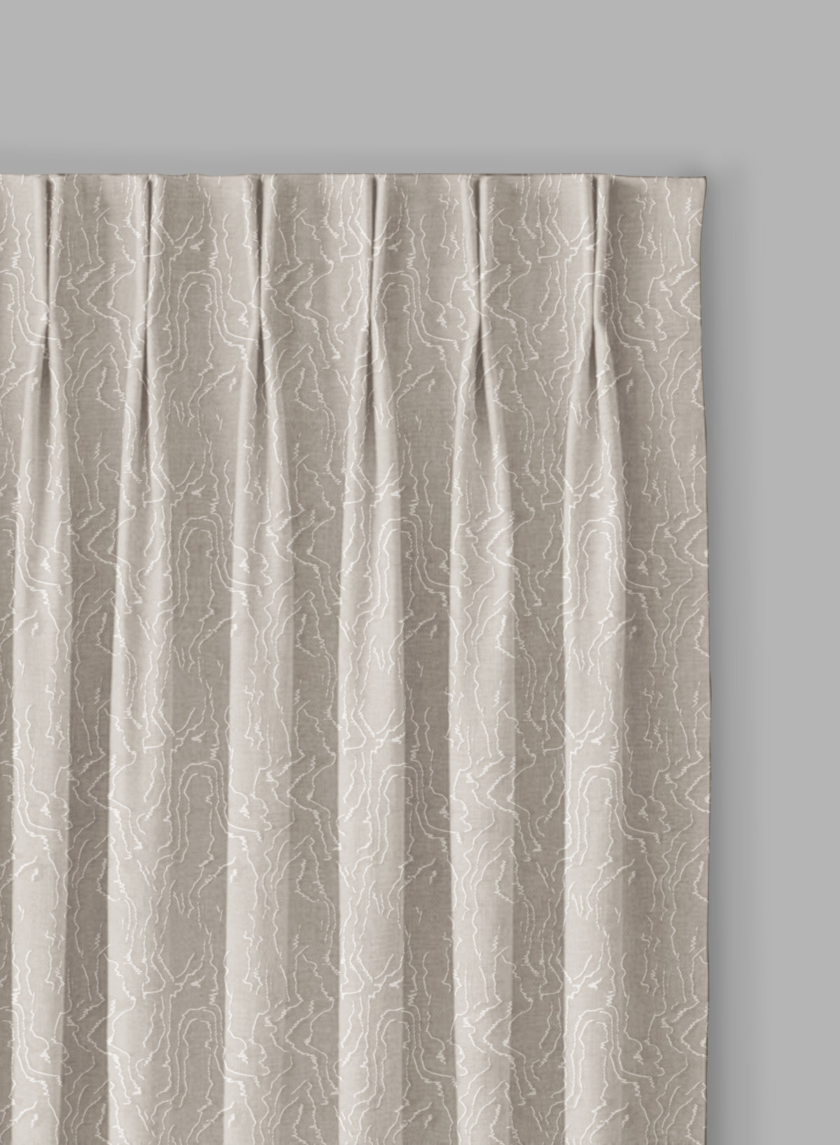 Teramo Jacquard Room Darkening Curtains | Drift Jacquard Weave | Sahara Beige | Set of 2 | Fully Customizable