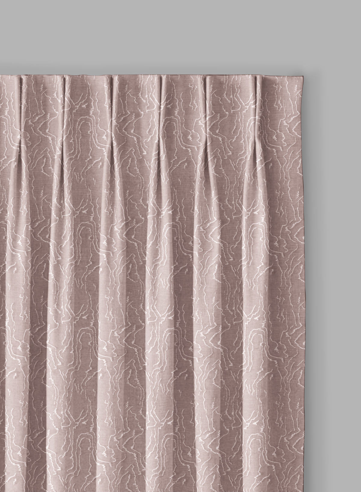Teramo Jacquard Room Darkening Curtains | Drift Jacquard Weave | Dusky Peach | Set of 2 | Fully Customizable