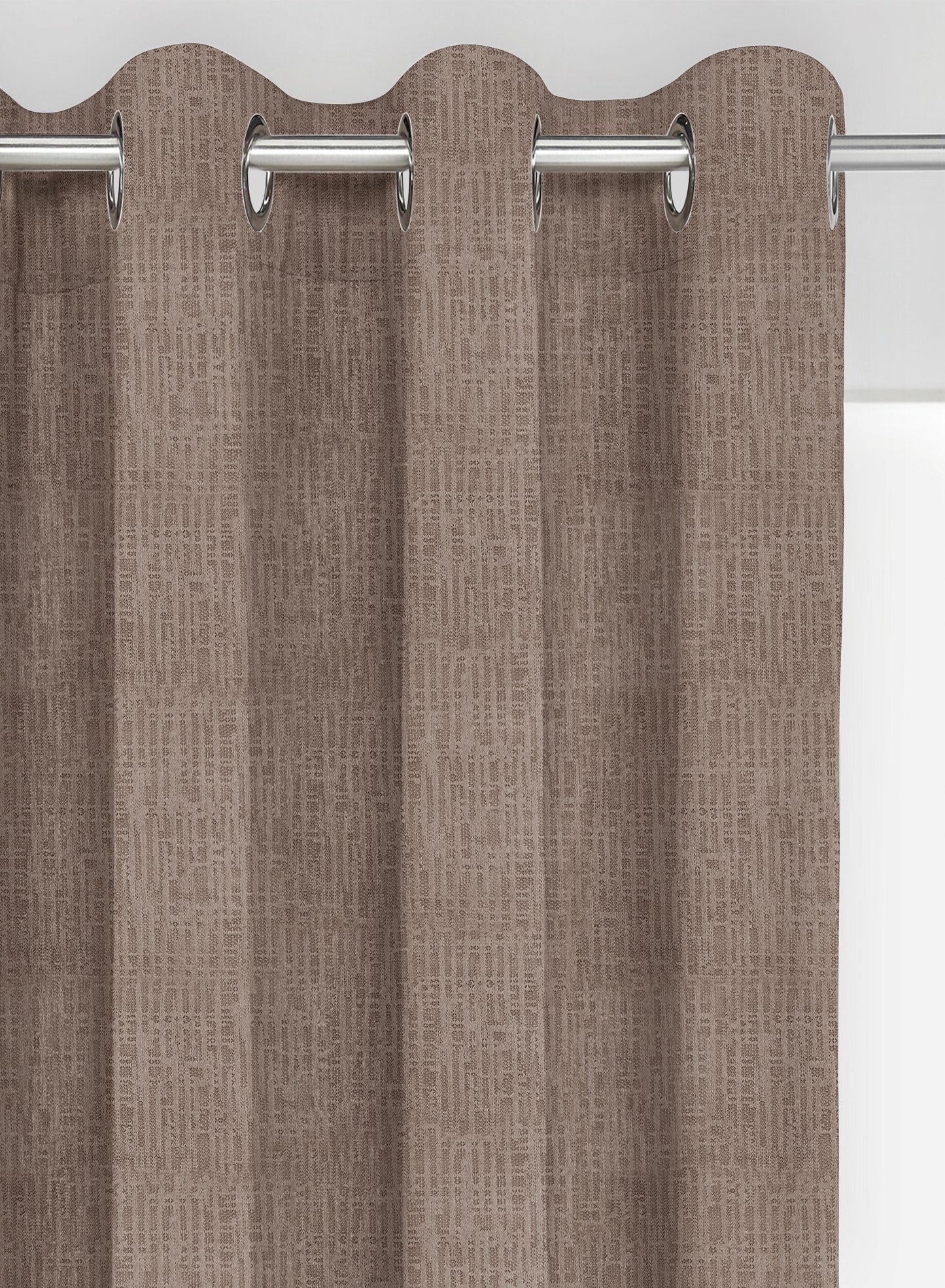 Elora Textured Blackout Curtains | Coffee | Set of 2