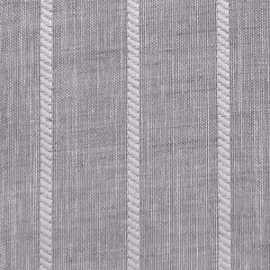 Evok Striped Sheer Curtains | Subtle Stripes & Soft Light Filter | Slate Blue | Set of 2 | Fully Customizable