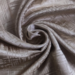 Elwana Jacquard Blackout Curtains | Brown | Set of 2 (Pattern 2)