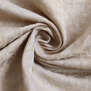 Lyon Cotton Room Darkening Curtains | Subtle Abstract Texture | Camel | Set of 2 | Fully Customizable