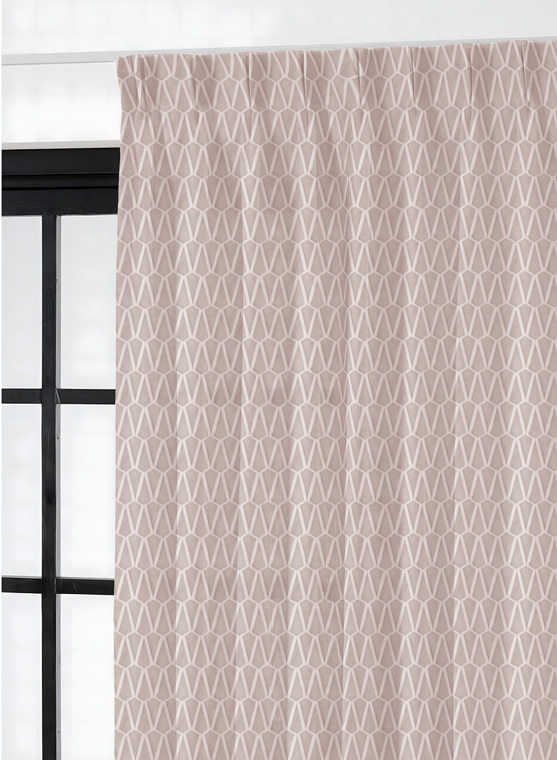 Elsa Textured Sheer Curtains | Modern Aesthetic & Soft Light Filter | Beige | Set of 2 | Fully Customizable