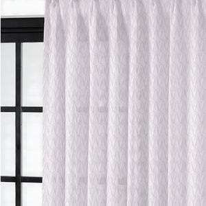 Elsa Textured Sheer Curtains | Modern Aesthetic & Soft Light Filter | Pearl White | Set of 2 | Fully Customizable