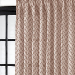 Elsa Textured Sheer Curtains | Modern Aesthetic & Soft Light Filter | Mocha Brown | Set of 2 | Fully Customizable