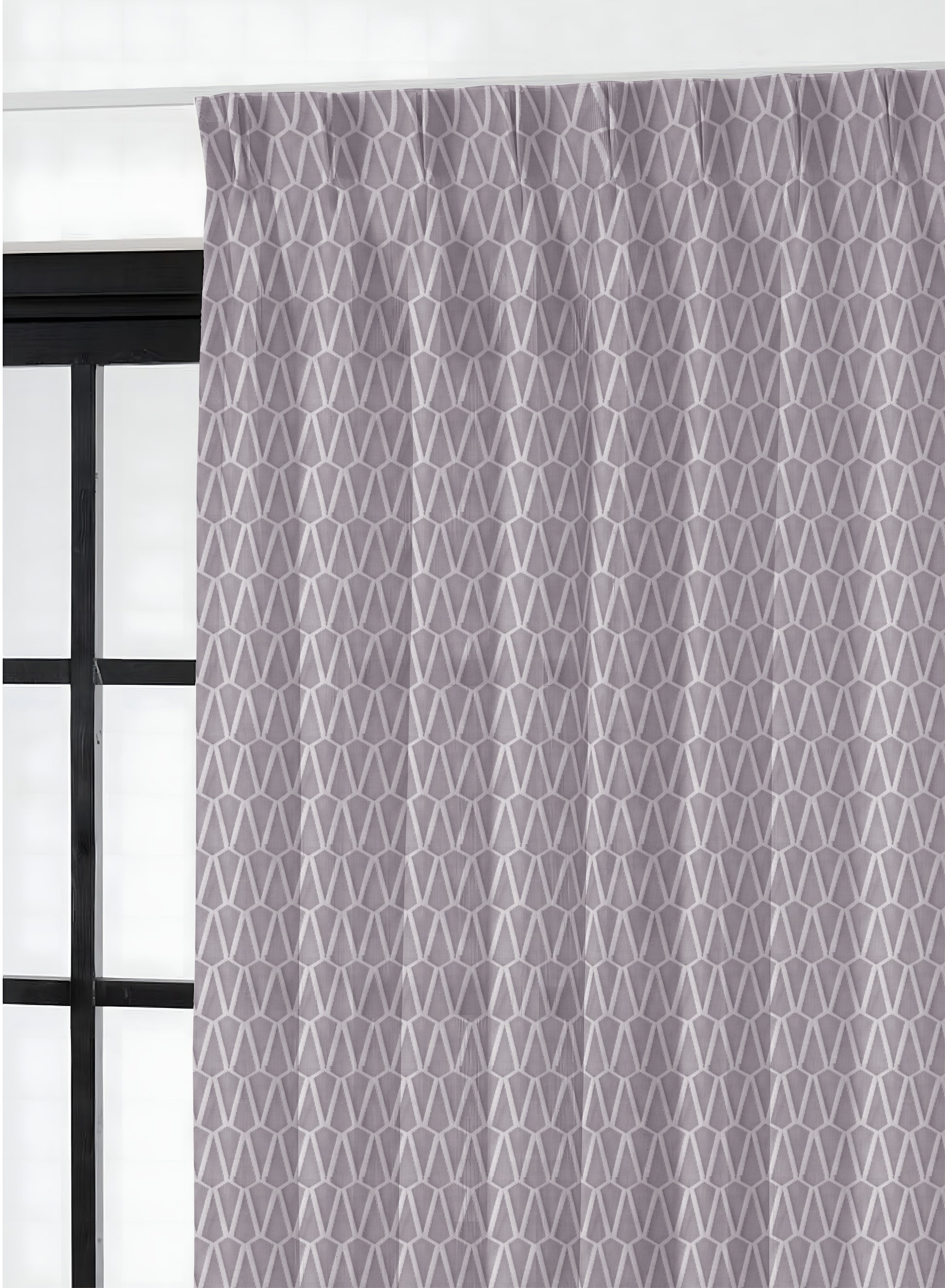 Elsa Textured Sheer Curtains | Gray | Set of 2