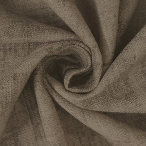 Bling Rustic Vibe Room Darkening Curtains | 100% Cotton | Cocoa Brown | Set of 2