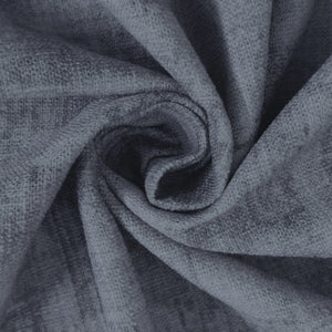 Bling Rustic Vibe Room Darkening Curtains | 100% Cotton | Dark Gray | Set of 2