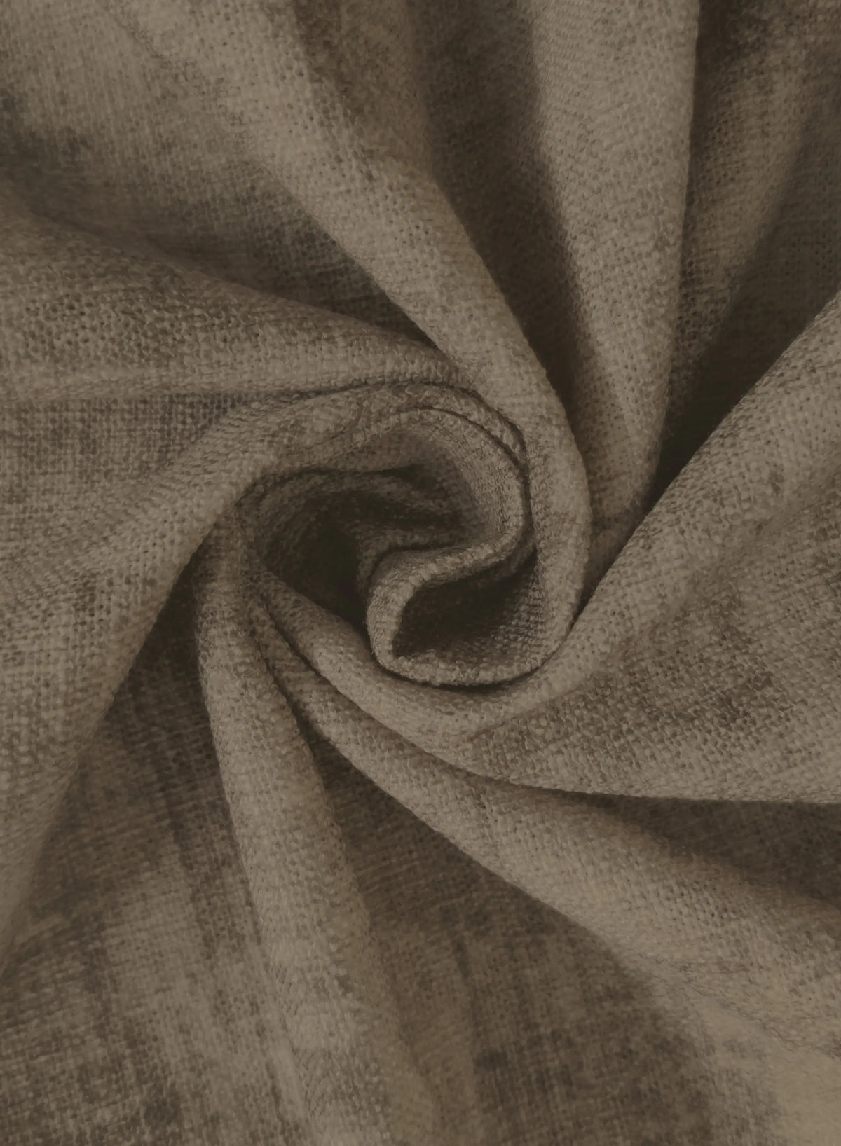 Bling Rustic Vibe Blackout Curtains | 100% Cotton | Cocoa Brown | Set of 2