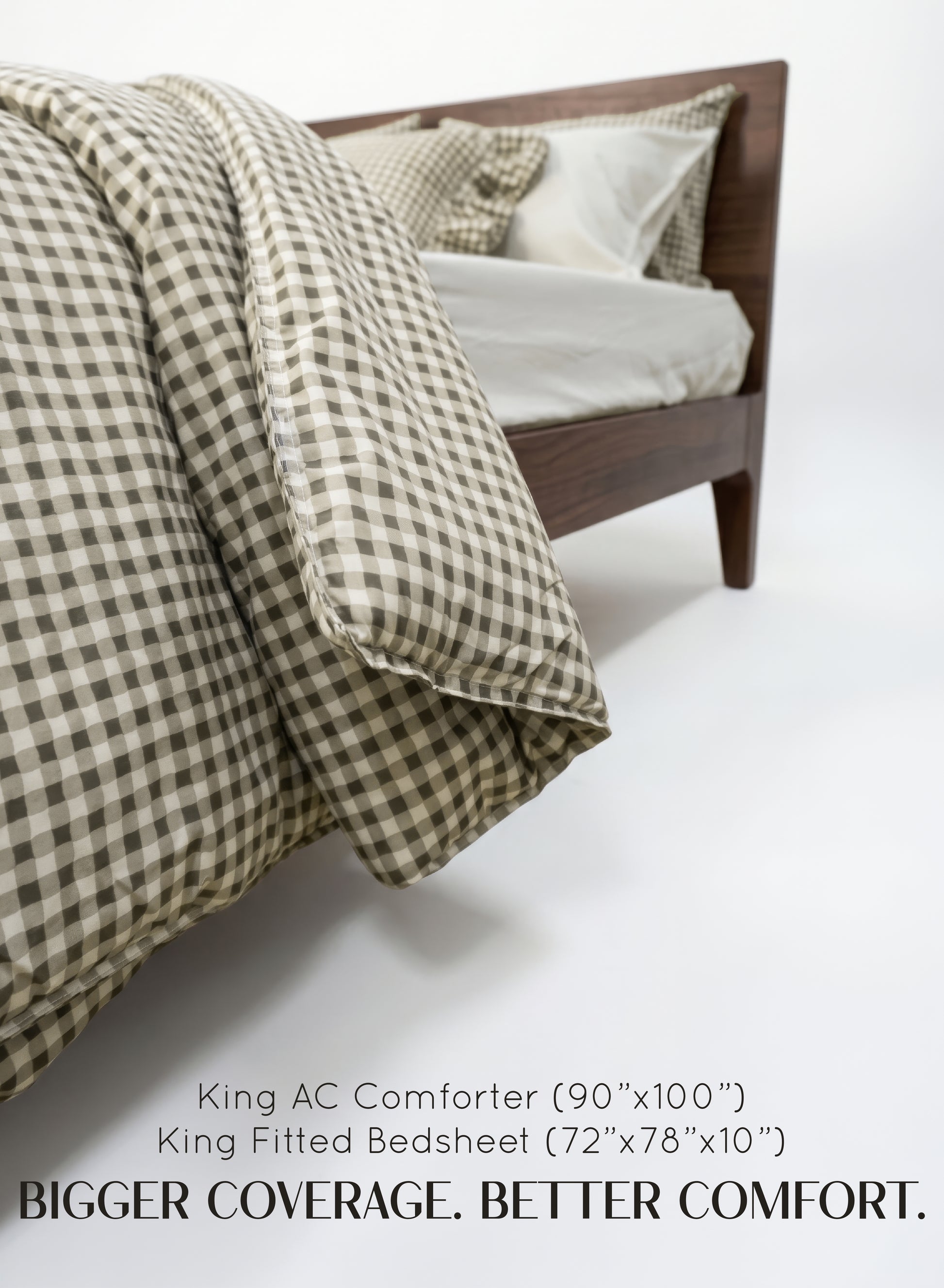 Crayonic™ 8-Piece AC Bedding Set | Signature Designer Bedding for AC Rooms | Olivewood