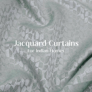 Eudora Jacquard Room Darkening Curtains | Pebble Jacquard Weave | Seafoam Green | Set of 2 | Fully Customizable