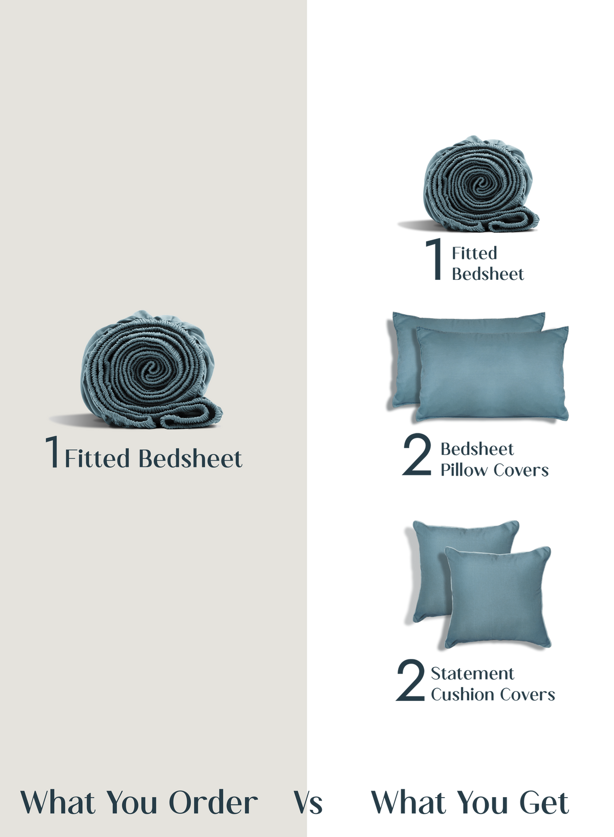 LuxeFit™ Fitted Bedsheet Set | Tropical Teal