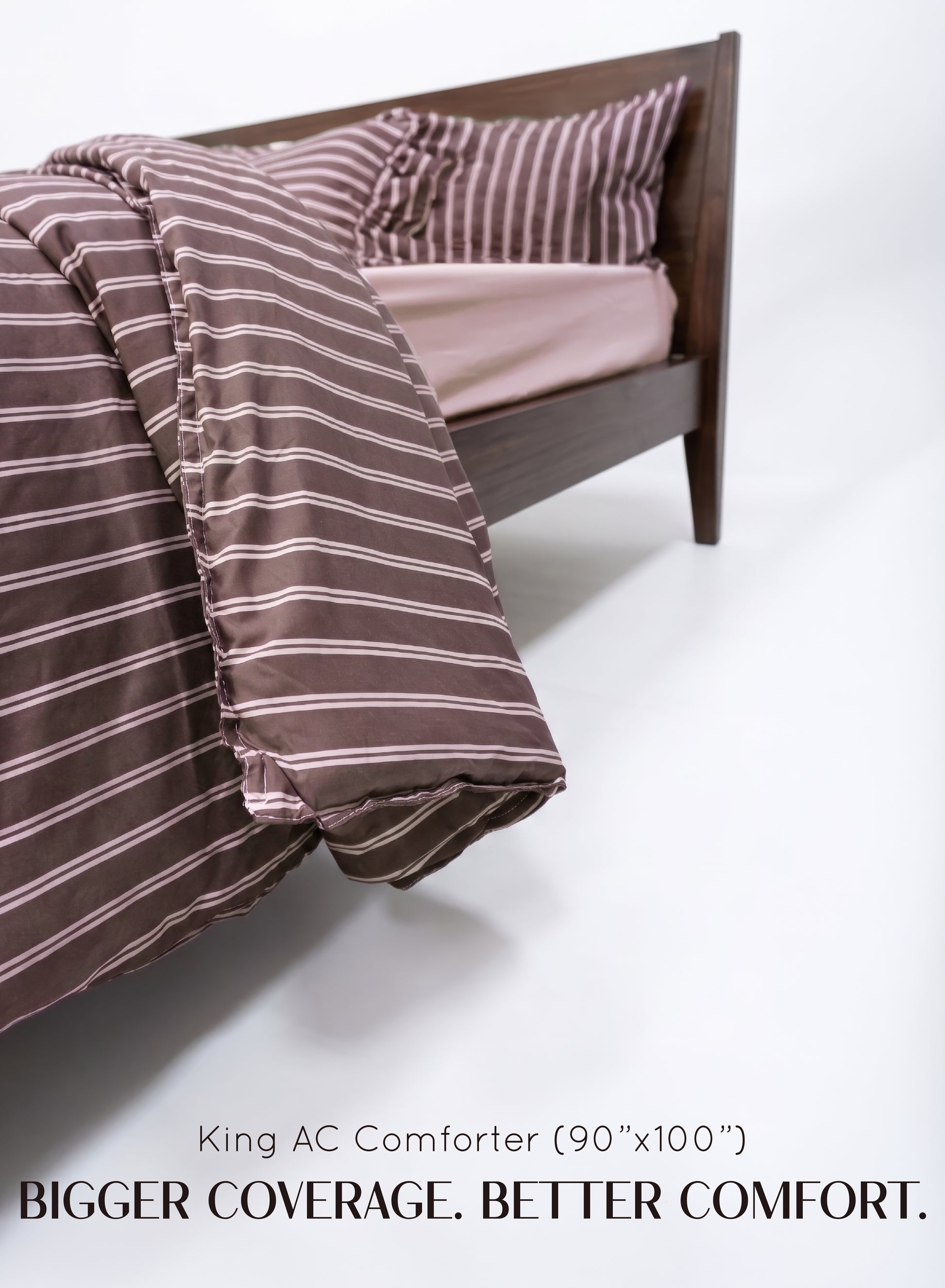 Crayonic™ 5-Piece AC Comforter Set | Signature Designer Comforter Set | Merlot