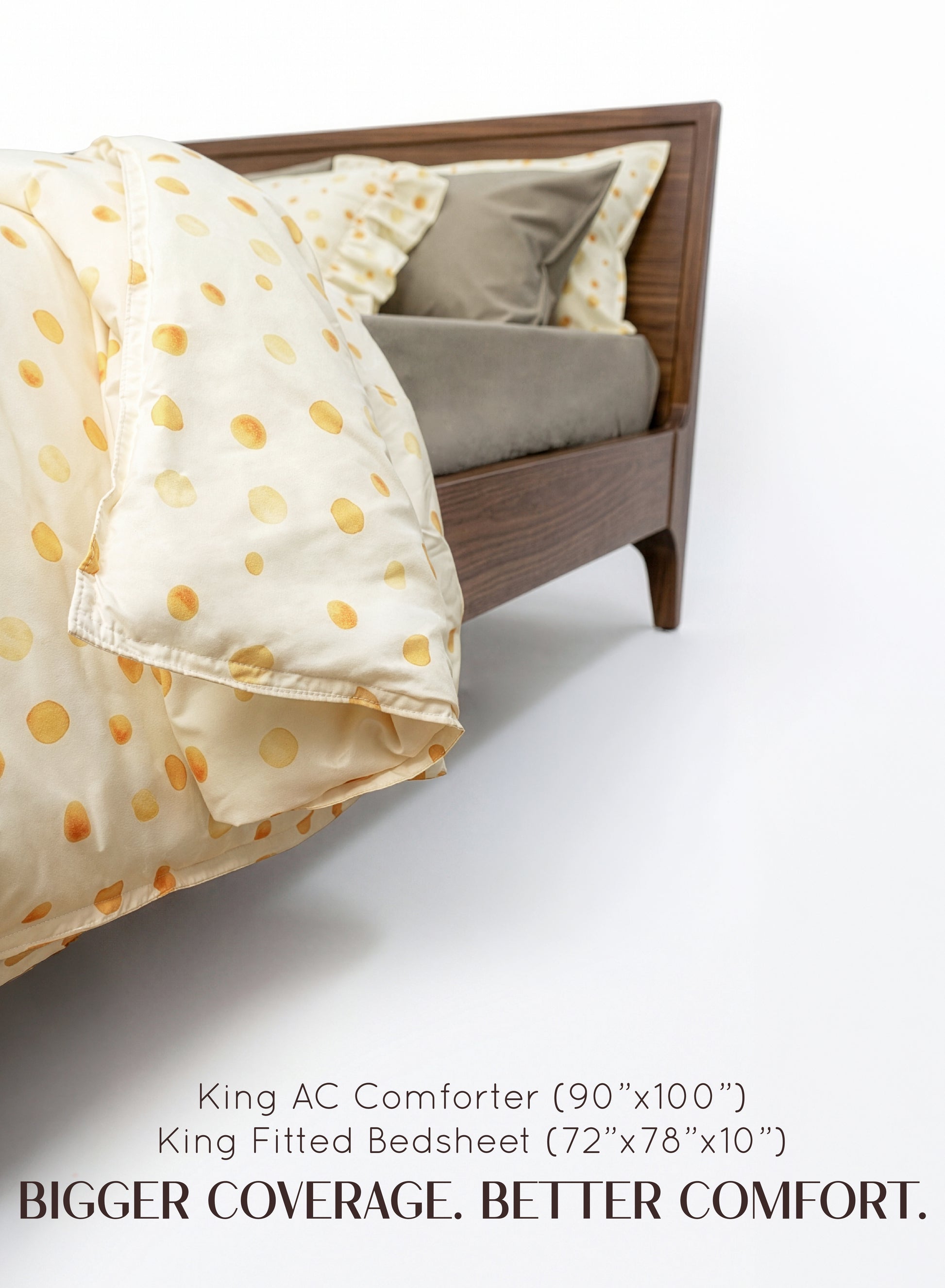 Crayonic™ 8-Piece AC Bedding Set | Signature Designer Bedding for AC Rooms | Butter Pop