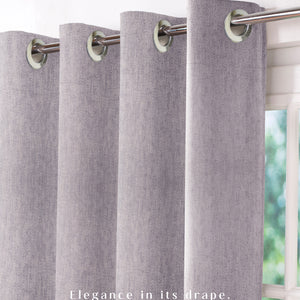 Arezzo Plain Blackout Curtains | Soft Heavy Fabric & Total Light Block | Lily | Set of 2 | Fully Customizable