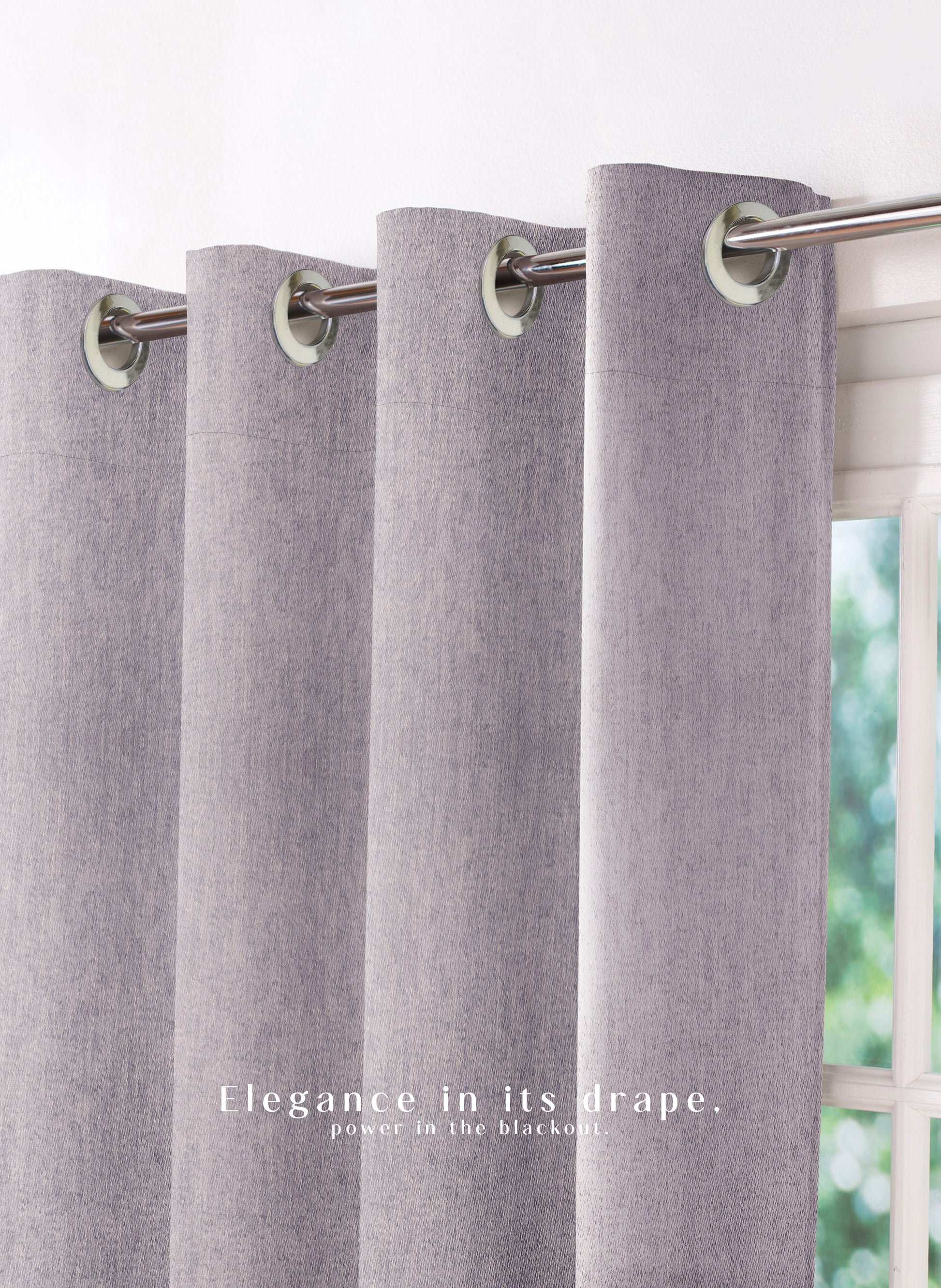 Arezzo Plain Blackout Curtains | Soft Heavy Fabric & Total Light Block | Lily | Set of 2 | Fully Customizable