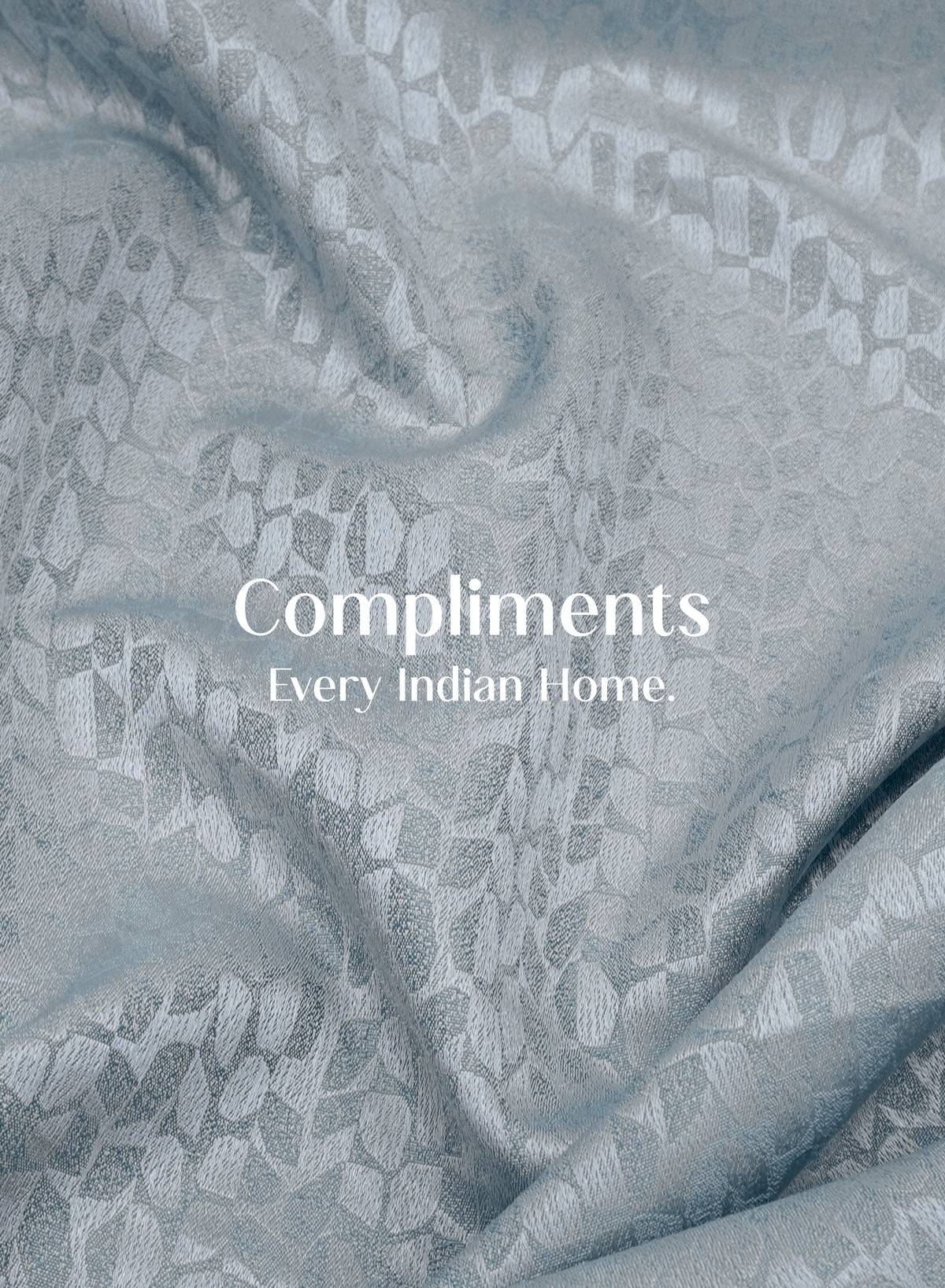 Eudora Jacquard Room Darkening Curtains | Pebble Jacquard Weave | Twilight Aqua | Set of 2 | Fully Customizable