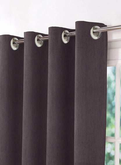 Arezzo Plain Blackout Curtains | Dark Wine | Set of 2