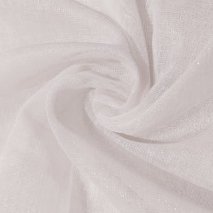 Casper Plain Sheer Curtains | White | Set of 2