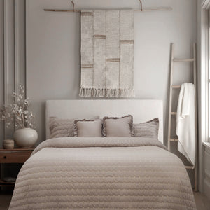 Home Crayons CloudTouch™ Comforter Set | All-Season | 33% Oversized | Includes 2 Pillow Covers & 2 Cushion Covers | Latte Crème