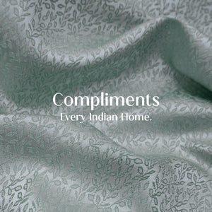 Eudora Jacquard Blackout Curtains | European Jacquard Weave & Total Light Block | Seafoam Green | Set of 2 | Fully Customizable