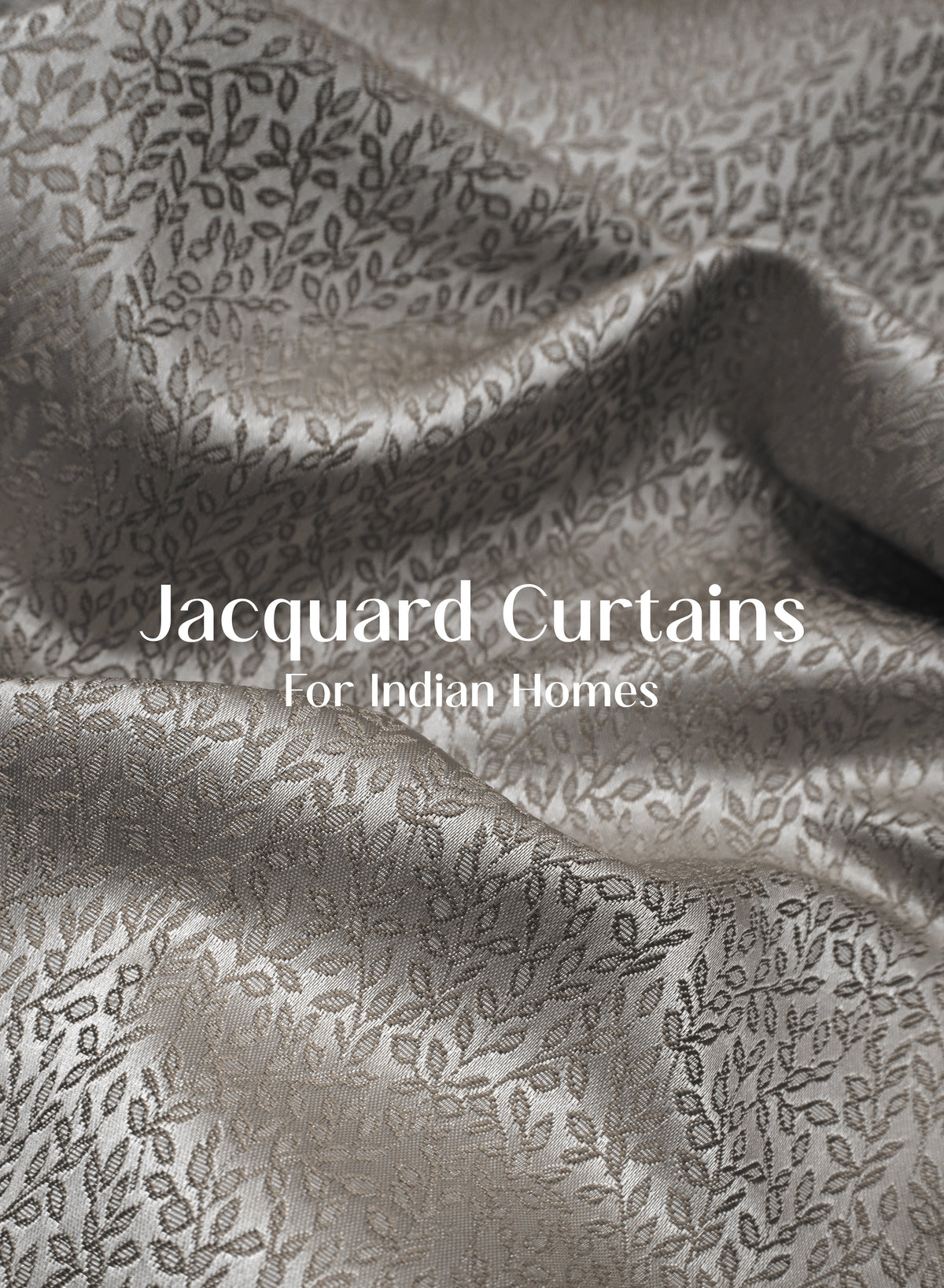 Eudora Jacquard Room Darkening Curtains | European Jacquard Weave | Café Dusk | Set of 2 | Fully Customizable