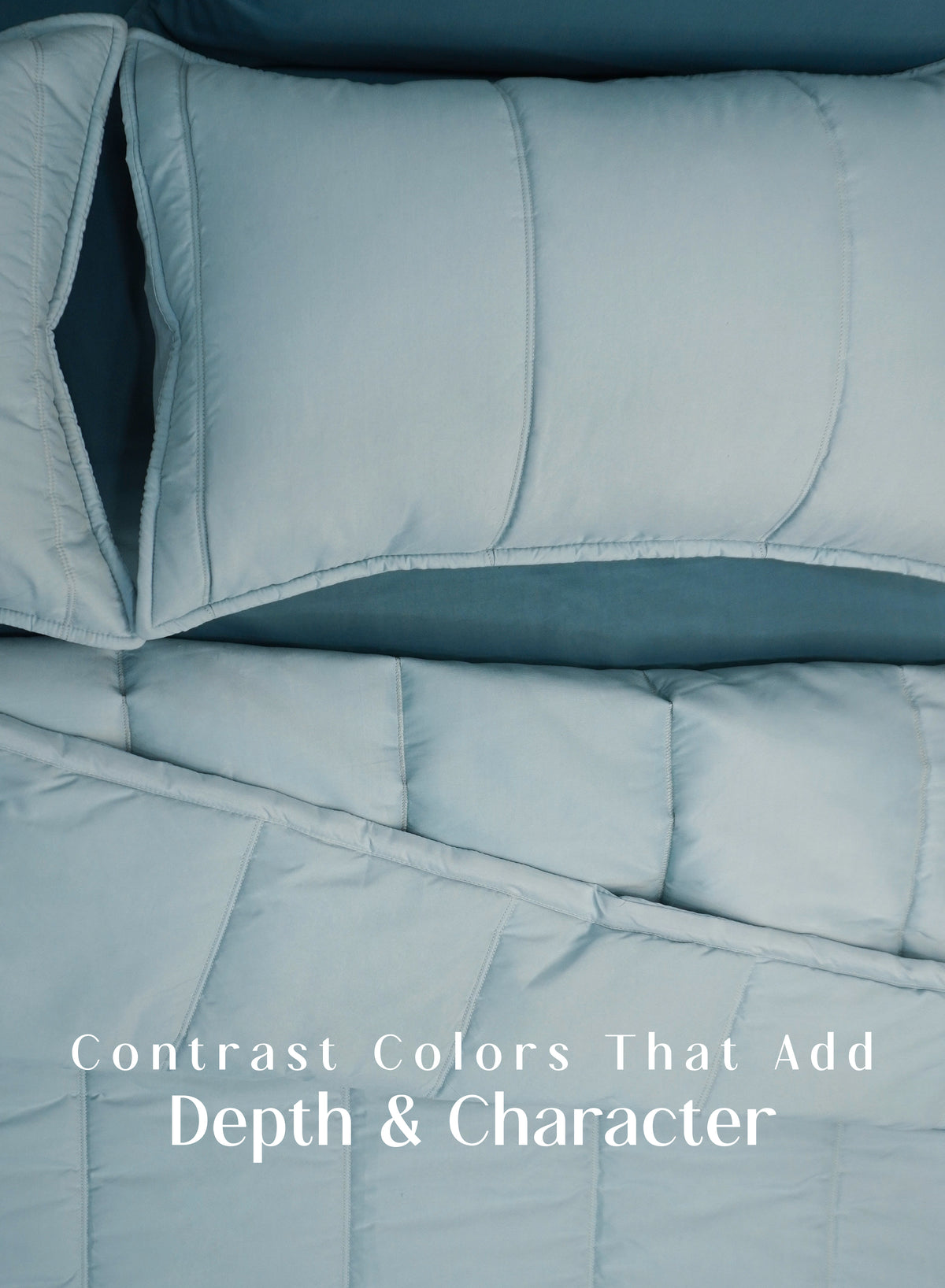 Cocoon 8-Piece Bedding Set | Blue Meadow