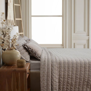 Home Crayons CloudTouch™ Comforter Set | All-Season | 33% Oversized | Includes 2 Pillow Covers & 2 Cushion Covers | Latte Crème