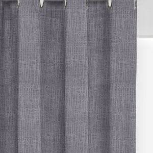 Elora Textured Blackout Curtains | Gray | Set of 2