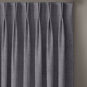 Elora Textured Blackout Curtains | Gray | Set of 2