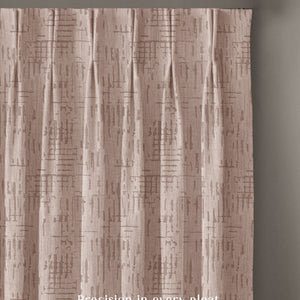 Elsa Textured Room Darkening Curtains | Modern Aesthetic | Beige | Set of 2 | Fully Customizable