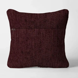 Arezzo Cushion Cover | Maroon - Home Crayons