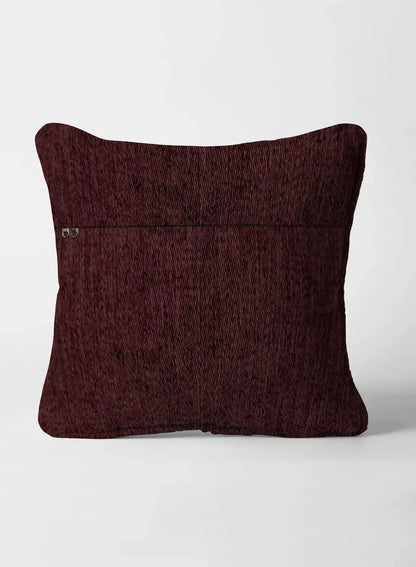 Arezzo Cushion Cover | Maroon - Home Crayons