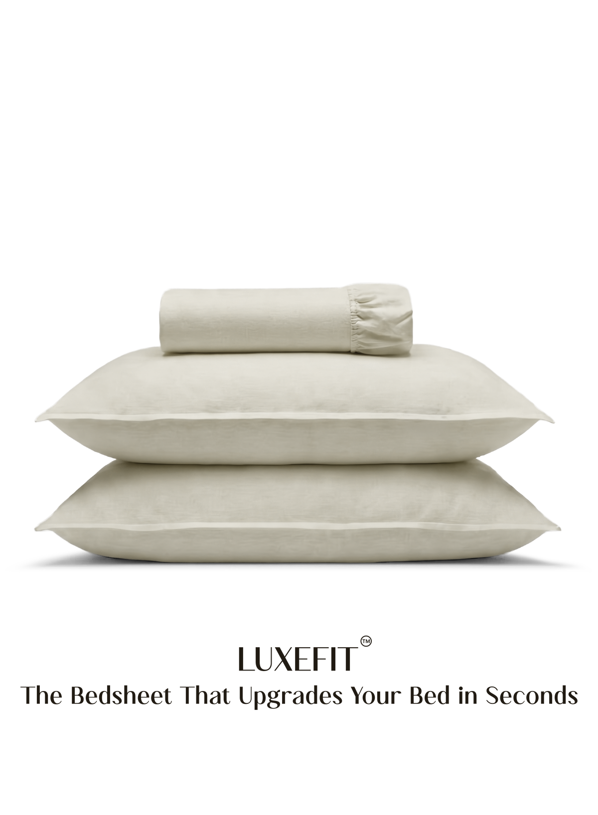 LuxeFit™ Fitted Bedsheet Set | Sandstone