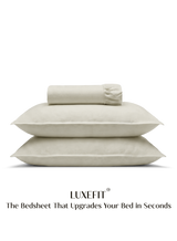 LuxeFit™ Fitted Bedsheet Set | Sandstone
