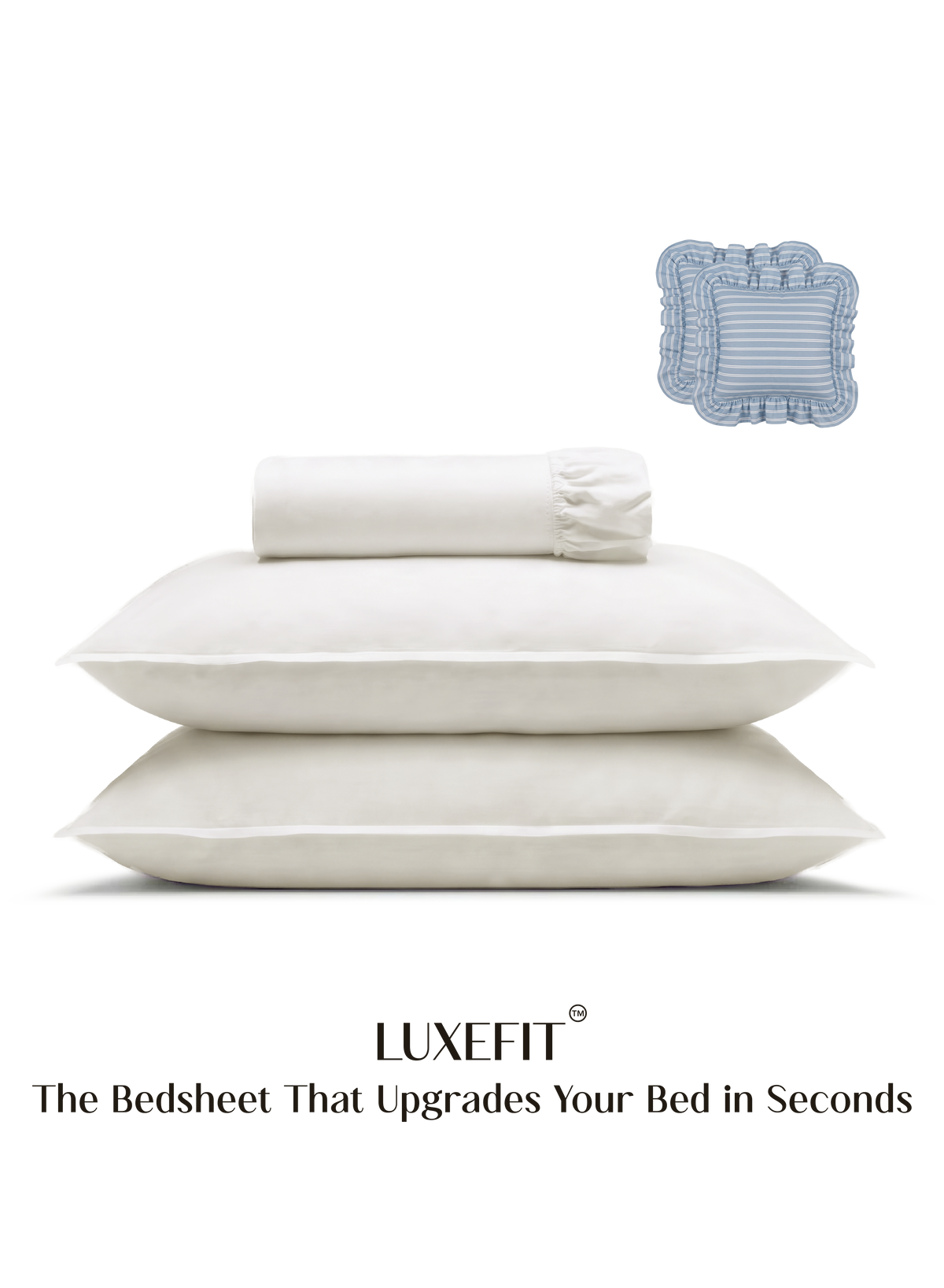 LuxeFit™ Fitted Bedsheet Set | Morning Glory - Coastal