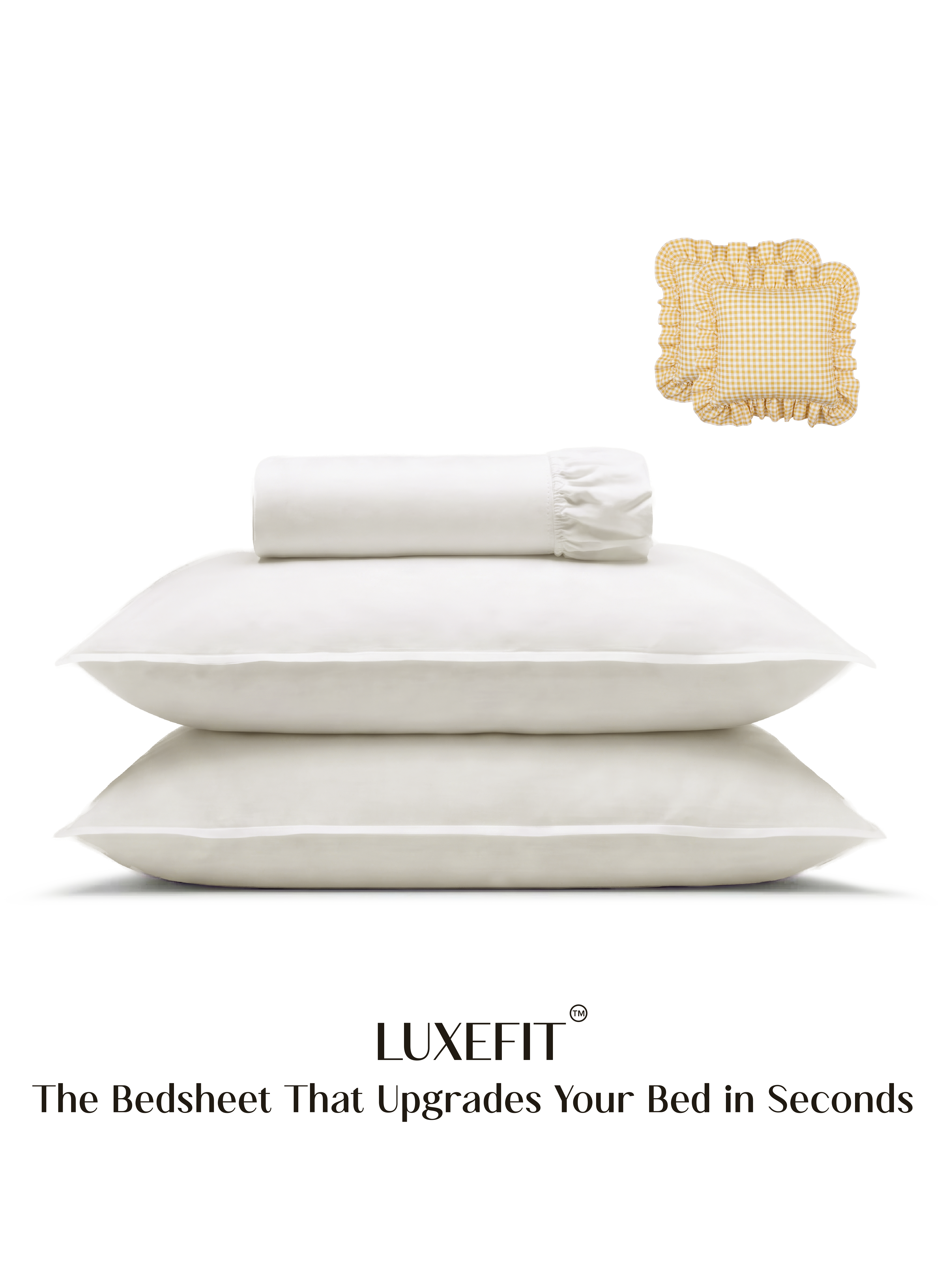 LuxeFit™ Fitted Bedsheet Set | Morning Glory - Sunlit