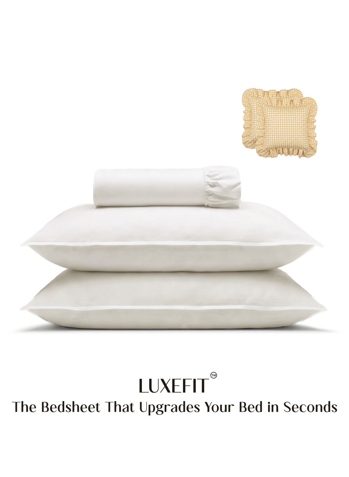 LuxeFit™ Fitted Bedsheet Set | Morning Glory - Sunlit