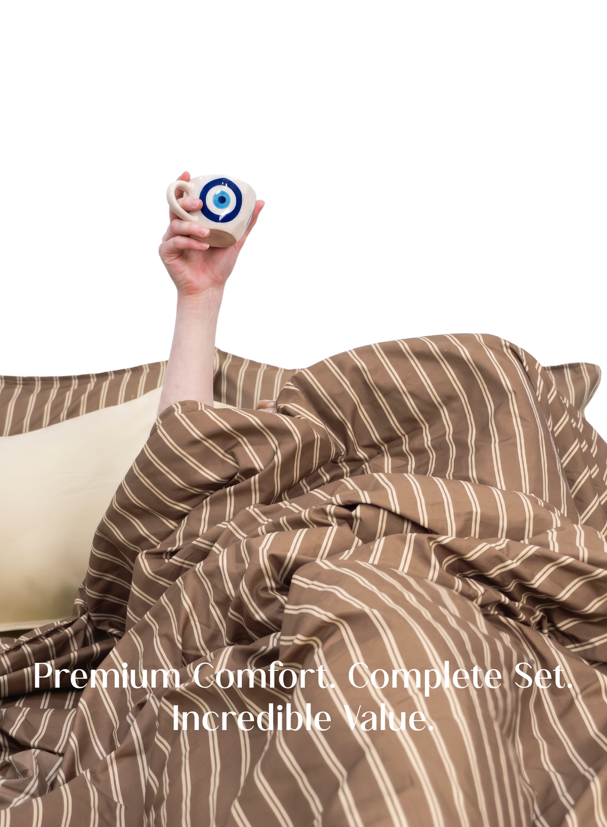Crayonic™ 8-Piece Bedding Set | Café Mocha
