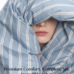 Crayonic™ 5-Piece AC Comforter Set | Signature Designer Comforter Set | Coastal