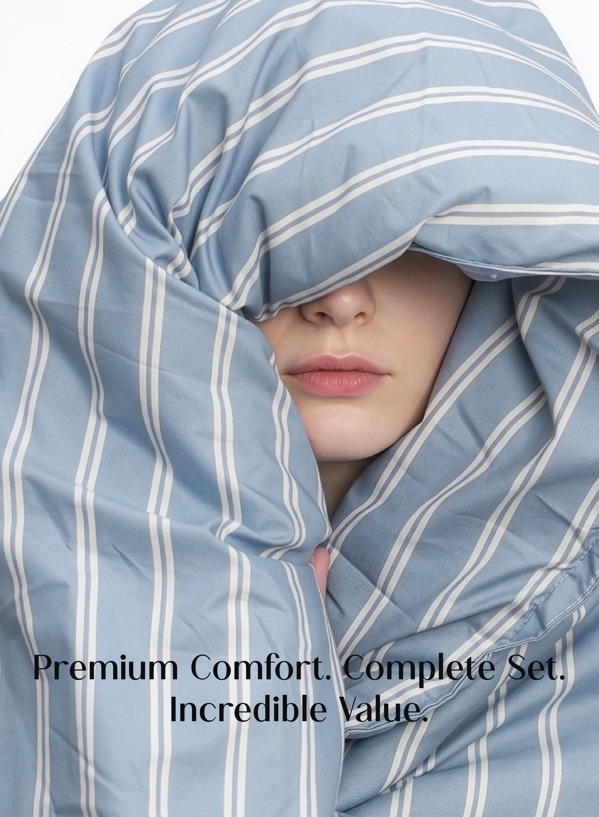 Crayonic™ 5-Piece AC Comforter Set | Signature Designer Comforter Set | Coastal