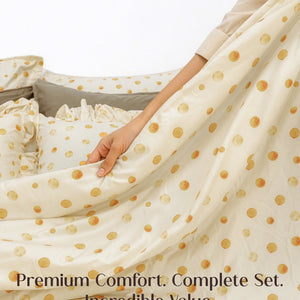 Crayonic™ 5-Piece AC Comforter Set | Signature Designer Comforter Set | Butter Pop