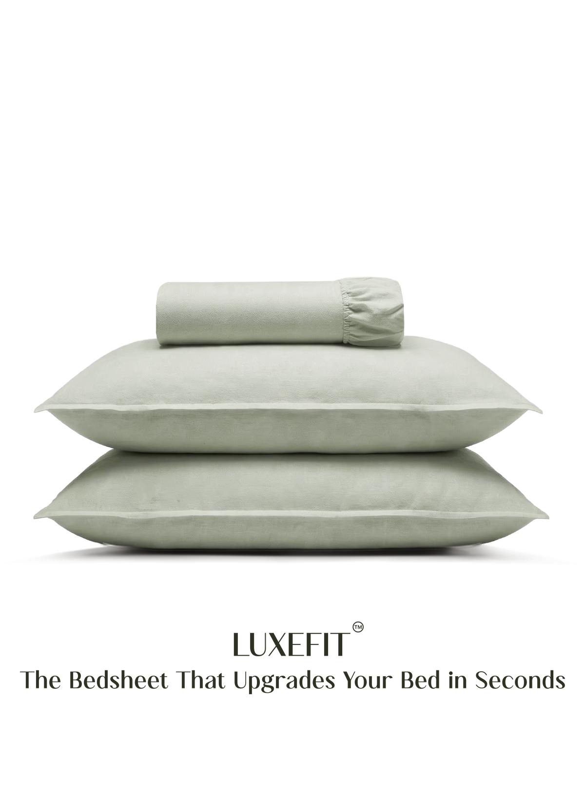 LuxeFit™ Fitted Bedsheet Set | Pastel Pistachio